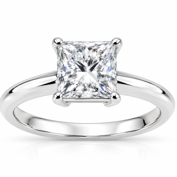 Princess Cut Solitaire Engagement Ring
